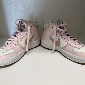 Nike Women's Pink High Dunk- 8.5